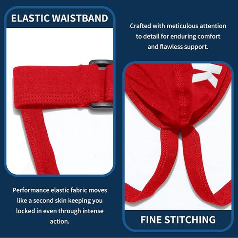 Jockstrap for Men Underwear, Low Rise Breathable Blend Sweat-Wicking Thong Athletic Supporter Jock Strap in Saudi Arabia