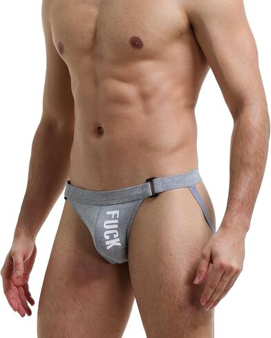 Jockstrap for Men Underwear, Low Rise Breathable Blend Sweat-Wicking Thong Athletic Supporter Jock Strap in Saudi Arabia