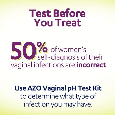 AZO Vaginal pH Test Kit, Clinically-Tested Vaginal Infection Test Kit, FSA/HSA Eligible, Fast & Accurate Results, from The #1 Most Trusted Urinary Health Brand, 2 Self-Tests in Saudi Arabia