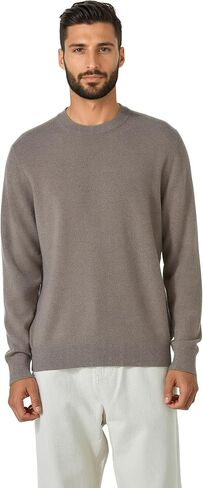 Men’s 100% Pure Cashmere Sweater – Grade A Mongolian Cashmere Crew Neck Pullover, Soft Warm Lightweight Luxury Knit in Saudi Arabia
