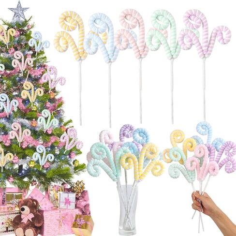 Christmas Tree Ornaments Decorations, 12 Pcs 3.1 Inch Macaron Foam Christmas Ball Ornaments Set, Christmas Tree Hanging Pendants Xmas Tree Decoration in Kuwait