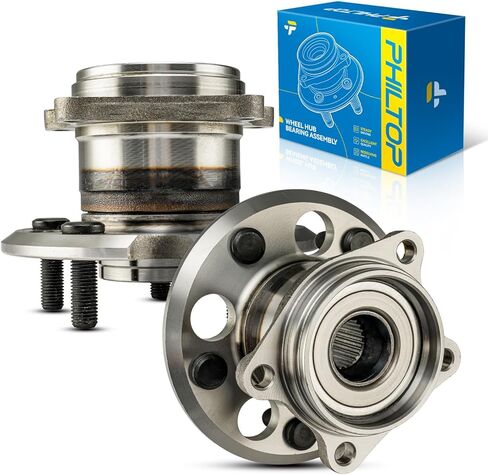 PHILTOP 512285 Rear Wheel Hub Bearing Assembly for Aura 2007-2009, Cobalt 2009-2010 2.0L, G6 2005-2010, HHR, Malibu, Wheel Bearing 5 Lugs 2PCS in Saudi Arabia