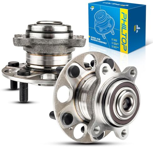 PHILTOP 512285 Rear Wheel Hub Bearing Assembly for Aura 2007-2009, Cobalt 2009-2010 2.0L, G6 2005-2010, HHR, Malibu, Wheel Bearing 5 Lugs 2PCS in Saudi Arabia