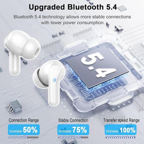 Donerton Bluetooth Headphones True Wireless Earbuds LED Power Display Earphones in Kuwait