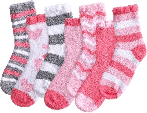 Clothirily Fuzzy Socks for Women, Fluffy Socks Womens, Soft Cozy Slipper Sock for Women, Womens Winter Warm Sleeping Sock in Saudi Arabia