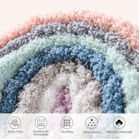 Clothirily Fuzzy Socks for Women, Fluffy Socks Womens, Soft Cozy Slipper Sock for Women, Womens Winter Warm Sleeping Sock in Saudi Arabia
