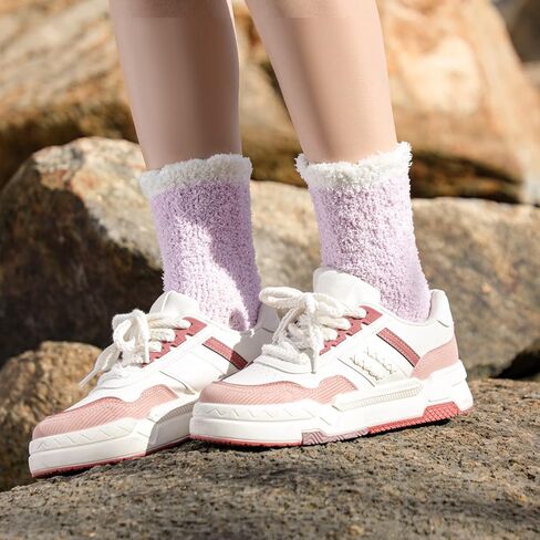 Clothirily Fuzzy Socks for Women, Fluffy Socks Womens, Soft Cozy Slipper Sock for Women, Womens Winter Warm Sleeping Sock in Saudi Arabia
