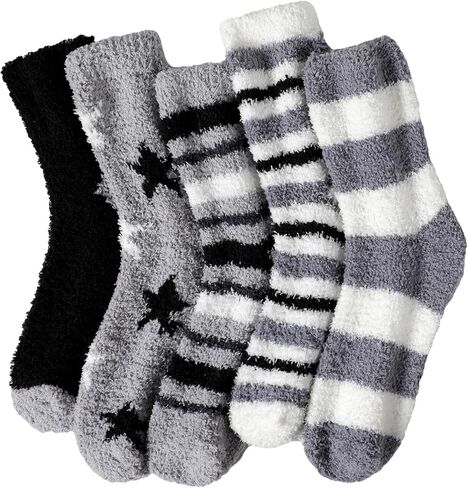Clothirily Fuzzy Socks for Women, Fluffy Socks Womens, Soft Cozy Slipper Sock for Women, Womens Winter Warm Sleeping Sock in Saudi Arabia