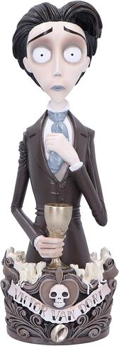 Nemesis Now Corpse Bride Victor تمثال نصفي 31 سم، راتينج، بضائع العروس الجثة المرخصة رسميًا، زخرفة تمثال نصفي فيكتور، نحت مفصل، مصبوب في أجود أنواع الراتنج، مرسومة يدويًا بخبرة in Kuwait