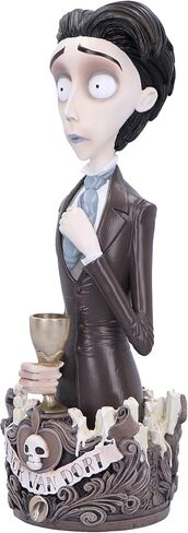 Nemesis Now Corpse Bride Victor تمثال نصفي 31 سم، راتينج، بضائع العروس الجثة المرخصة رسميًا، زخرفة تمثال نصفي فيكتور، نحت مفصل، مصبوب في أجود أنواع الراتنج، مرسومة يدويًا بخبرة in Kuwait