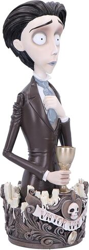 Nemesis Now Corpse Bride Victor تمثال نصفي 31 سم، راتينج، بضائع العروس الجثة المرخصة رسميًا، زخرفة تمثال نصفي فيكتور، نحت مفصل، مصبوب في أجود أنواع الراتنج، مرسومة يدويًا بخبرة in Kuwait