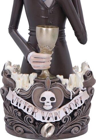 Nemesis Now Corpse Bride Victor تمثال نصفي 31 سم، راتينج، بضائع العروس الجثة المرخصة رسميًا، زخرفة تمثال نصفي فيكتور، نحت مفصل، مصبوب في أجود أنواع الراتنج، مرسومة يدويًا بخبرة in Kuwait