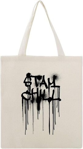 Canvas Tote Bag Cotton Polyester Large Capacity Work Casual Daily Storage Shopping Bag Reusable Summer Party in Saudi Arabia