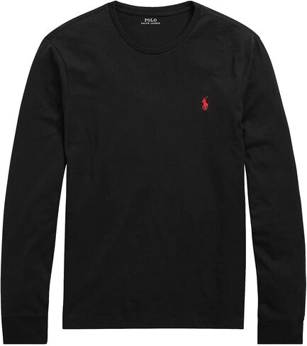 تي شيرت رجالي من POLO RALPH LAUREN بمقاس كلاسيكي ناعم الملمس وأكمام طويلة in Saudi Arabia
