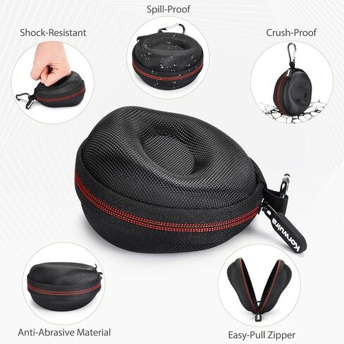 Single Travel Watch Case, Premium Watch Storage Box for Wristwatch & Smartwatch up to 50mm, Portable Crushproof Watch Protection Travel Cases for Men & Women, Travel, Gym, Outdoor Adventures in Saudi Arabia