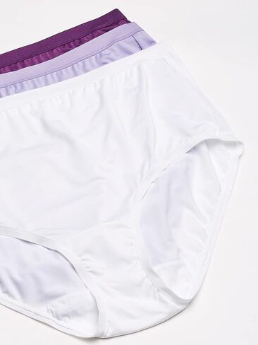 Fruit of The Loom Women's Plus Size Fit for Me Brief Panties, Assorted, 12(Pack of 5) in Saudi Arabia