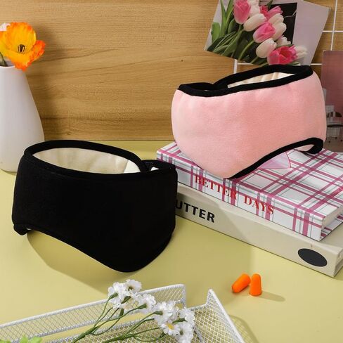 BESPORTBLE 2pcs Ear Warmers for Men Women Lightweight Noise Reduction Earmuffs with Elastic Headband Comfortable Fit for Cold Weather Outdoor Activities in Saudi Arabia