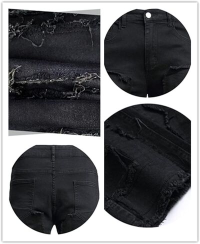 Ripped Jeans for Boys Girls Y2K Patch Distressed Destroyed Denim Trousers Streetwear Stacked Pants 7-14Y in Saudi Arabia