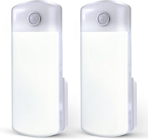 Enhon 6 حزمة ضوء فشل الطاقة LED، 4 في 1 LED قابس قابل لإعادة الشحن في المصابيح الكاشفة مع كشف الحركة، أضواء LED للطوارئ لفشل الطاقة المنزلية، مستلزمات الإعصار in Kuwait