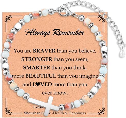 Teen Girl Gifts Trendy Stuff Christian Religious Christmas Stocking Stuffers Cross Bracelet for Women Girls Jewelry Valentines Day Easter Baptism Confirmation Holy Communion Birthday Graduation Gifts in Saudi Arabia
