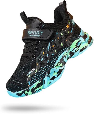 Kids Sneakers Lightweight Mesh Breathable Comfortable Running Tennis Athletic Boys Girls Shoes in Kuwait