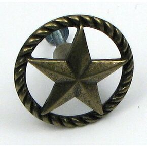 Antique Brass Star Drawer Handle Each in Saudi Arabia