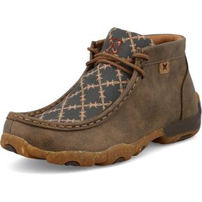 حذاء Twisted X للأطفال Chukka Driving Moc، مقاس 1 M in Kuwait