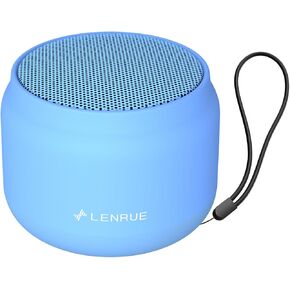 LENRUE Mini Bluetooth Speaker,Wireless Portable Speakers,5W Small Speaker with Clear Sound,Support TWS/TF Card,Lanyard Design for Hiking, Biking, Trip,Gift for Men/Women/Boys/Girls in Kuwait