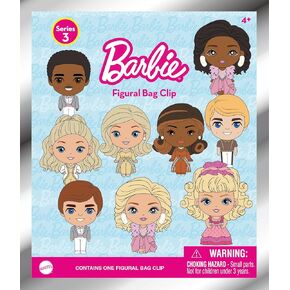 Barbie Series 3 – 5" Collectible Bag Clip – Blind Bag (ONE Random Figure) – Fashion Doll Character Keychain/Backpack Accessory | Official Licensed Merchandise in Saudi Arabia