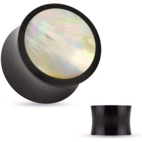 Mother of Pearl Inlay Organic Horn Saddle Fit Plug in Saudi Arabia