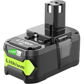 18V 5.0Ah Battery Replacement for Ryobi 18V Battery P102 P190 P105 P107 P103 P104 P108 P109 Compatible with Ryobi 18V ONE+ Cordless Power Tools 2 Packs in Kuwait