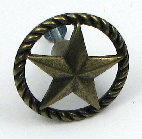 Antique Brass Star Drawer Handle Each in Saudi Arabia