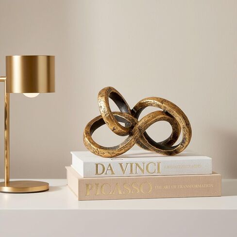 Decorative Storage Books Set (2) – Premium Linen Coffee Table Decor – Neutral Taupe & Beige – Da Vinci & Picasso Hidden Book Storage Box in Saudi Arabia