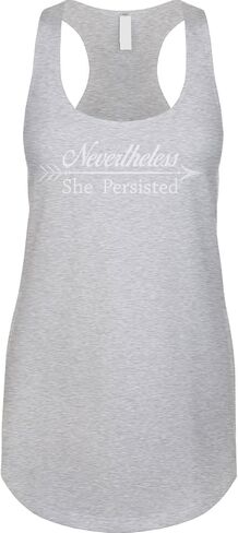Blittzen Womens Racerback Tank Nevertheless She Persisted in Saudi Arabia