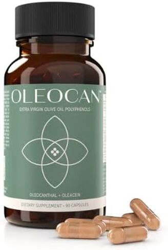 كبسولات Oleocan™ - كمية تكفي 90 يومًا - مكمل البوليفينول الممتاز من زيت الزيتون الصافي - 3.5 ملجم من الأوليكانثال و3.5 ملجم من الأوليسين - واسع النطاق in Kuwait