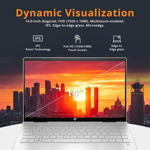 HP 14 بوصة الكمبيوتر اللمس كمبيوتر محمول ، AMD RYZEN 7 محمول اللمس الشاشة كمبيوتر الكمبيوتر المحمول ، 64 جيجابايت من ذاكرة الوصول العشوائي 2TB SSD+512GB PSSD ، Windows LINDOWN LIFTOP LIFETIME LIFETIME ، COPILOT AI ، HDMI ، كاميرا الويب in Saudi Arabia