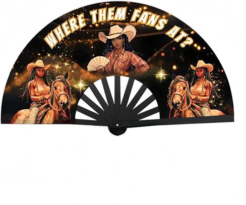 أحذية مزدوجة الجوانب على مراوح أرضية للرقص الخطي، حيث تكون مراوح كبيرة قابلة للطي للنساء in Kuwait