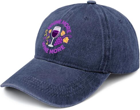 Whine More Wine More Sun Hats Beach Caps for Grandma in Saudi Arabia
