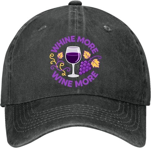 Whine More Wine More Sun Hats Beach Caps for Grandma in Saudi Arabia