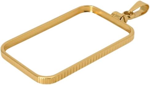 إطار فولاذي مطلي بالذهب عيار 14 قيراط لسبائك Credit Suisse Pamp Lady Fortuna Gold بوزن 1 أونصة / 1 أونصة Credit Suisse / 1 أونصة Pamp Rosa (السبيكة الذهبية غير متضمنة) in Kuwait