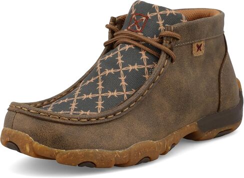حذاء Twisted X للأطفال Chukka Driving Moc، مقاس 2 M in Kuwait