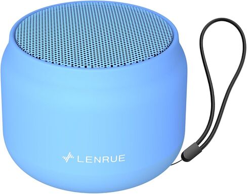 LENRUE Mini Bluetooth Speaker,Wireless Portable Speakers,5W Small Speaker with Clear Sound,Support TWS/TF Card,Lanyard Design for Hiking, Biking, Trip,Gift for Men/Women/Boys/Girls in Kuwait