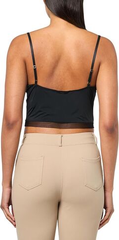 Natori Womens Illusion Cropped Cami Length: 15" in Saudi Arabia