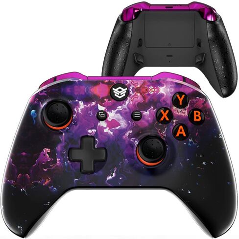 Hexgaming Blade Wireless Controller لـ Xbox Series X&S ، لأجهزة Xbox One ، ولأزرار خلفية قابلة للتغيير في Windows 7/8/10-2 - توجيه التوقف - الإبهام القابل للتبديل - Mystic Raven in Kuwait