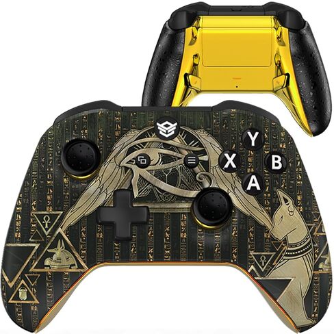 Hexgaming Blade Wireless Controller لـ Xbox Series X&S ، لأجهزة Xbox One ، ولأزرار خلفية قابلة للتغيير في Windows 7/8/10-2 - توجيه التوقف - الإبهام القابل للتبديل - Mystic Raven in Kuwait