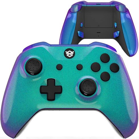 Hexgaming Blade Wireless Controller لـ Xbox Series X&S ، لأجهزة Xbox One ، ولأزرار خلفية قابلة للتغيير في Windows 7/8/10-2 - توجيه التوقف - الإبهام القابل للتبديل - Mystic Raven in Kuwait