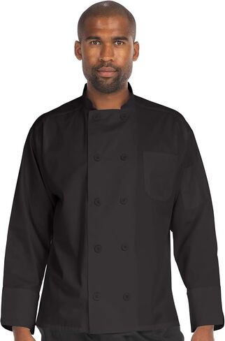Hey Chef Unisex Muncy Top - Long Sleeve Classic 10 Button Chef Coat in Saudi Arabia