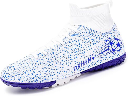 أحذية كرة القدم للرجال، أحذية كرة قدم عالية الجودة، برباط علوي، أحذية تدريب واسعة للكبار، ذات مسامير TF داخلية in Kuwait