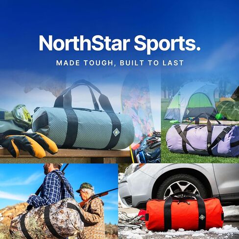 Diamond Ripstop Duffle Bags, Ultra Tough & Tear Resistant, Reinforced Stitching, Weatherproof, Packable Foldable Duffle Bag for Traveling in Saudi Arabia