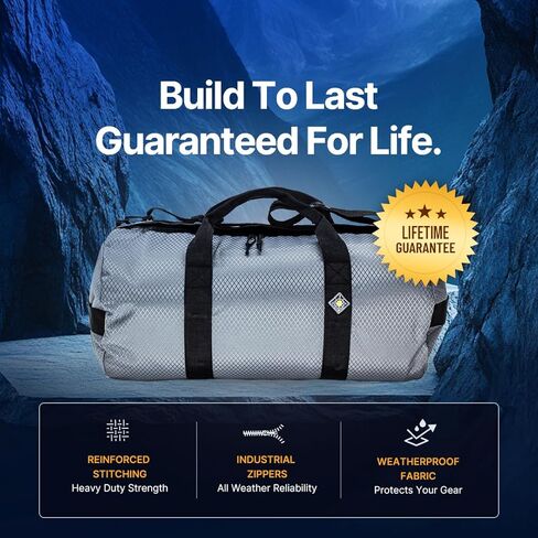 Diamond Ripstop Duffle Bags, Ultra Tough & Tear Resistant, Reinforced Stitching, Weatherproof, Packable Foldable Duffle Bag for Traveling in Saudi Arabia